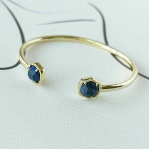 ✨Kendra Scott✨ Davie Gold Cuff Bracelet Cobalt Howlite